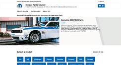 Desktop Screenshot of moparpartssource.com